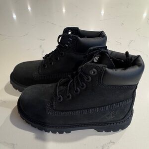 Timberland Toddler size 10 Black Ankle-High Boots with Rugged Sole brand new
